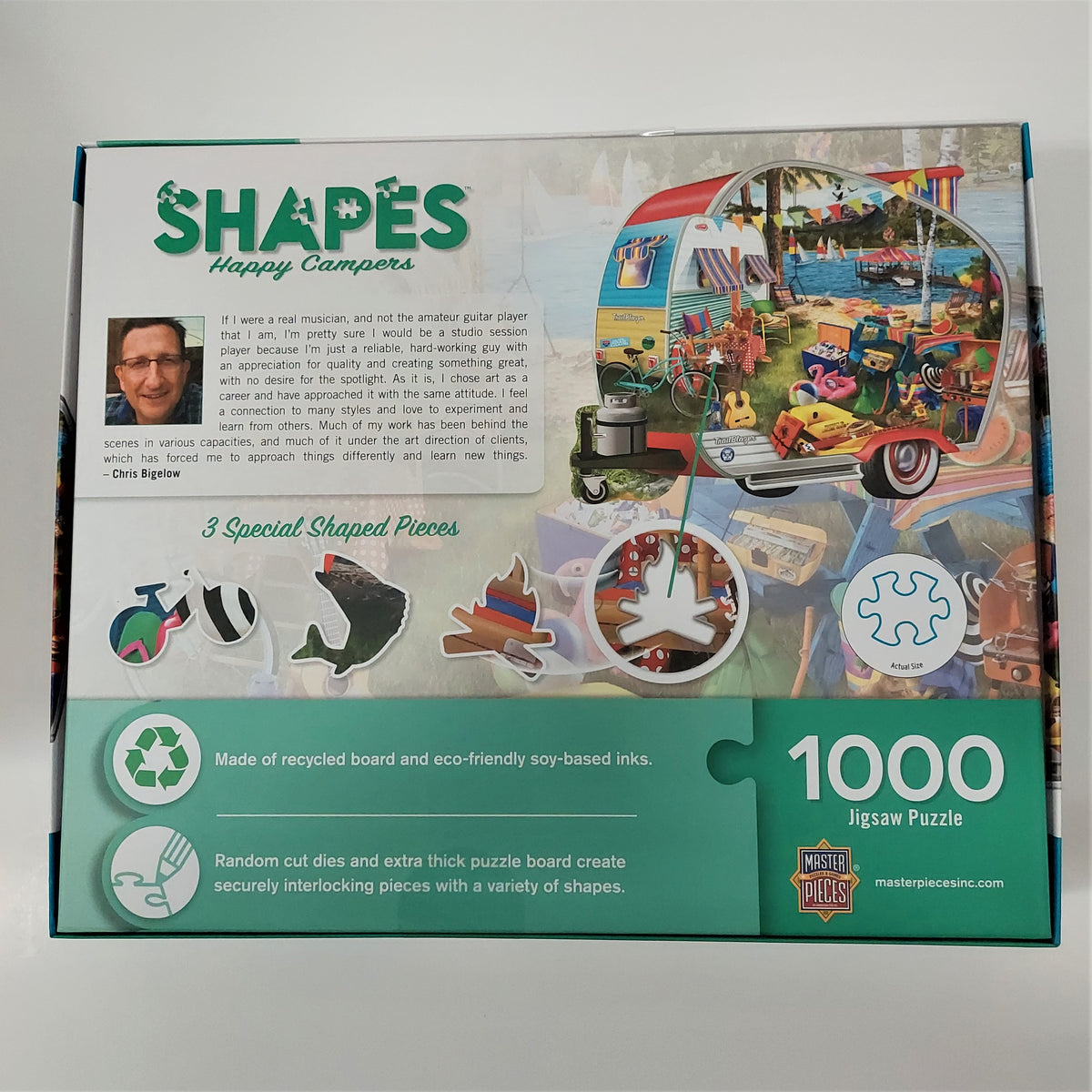 camper board Shapes Happy Camper Puzzle – The Village Merc