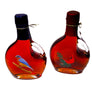 Pure Maple Syrup in Glass Bottles Adorned with Favorite Birds