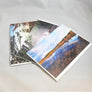 3 fanned Barry Lobdell photo cards with image of Tamaracks at Jones Pond on top