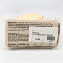 The back of the bear Dak bar with a description of how they are made and a list of ingredients on the packaging label.