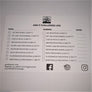 The back of the ADK-9 Challenge Card. Lists all the mountains and a place to put your dog name and a human name and date they reached the summit.