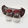 Salt and Pepper Shakers in Canoe Caddy