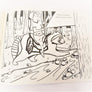 Page from inside the book featuring a boy on Ranger Raccoon