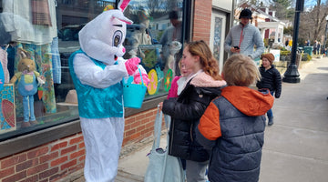 Easter Bunny Visits the Village Mercanile