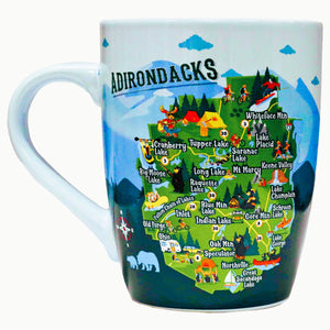 Adirondack Map Cafe Mug