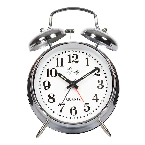 Equity Twinbell Quartz Alarm Clock