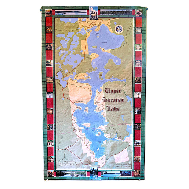 Upper Saranac Lake Map