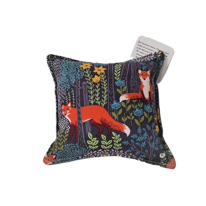 Balsam-Filled Decorative Fox Pillow