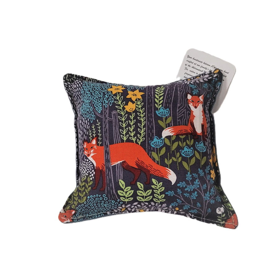 Balsam-Filled Decorative Fox Pillow