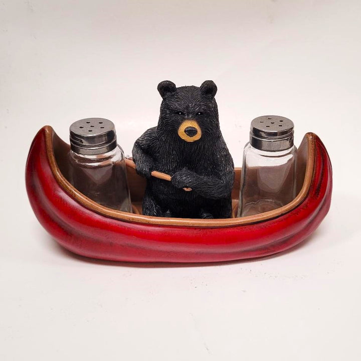 Salt and Pepper Shakers Steered by Bear