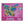 Front of puzzle box with pink background. Butterfly with colorful depictions of flowers and butterflies within the butterfly shape.