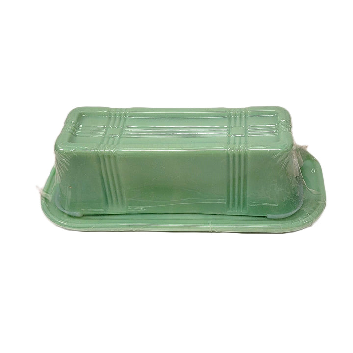 Jadeite Glass Butter Dish