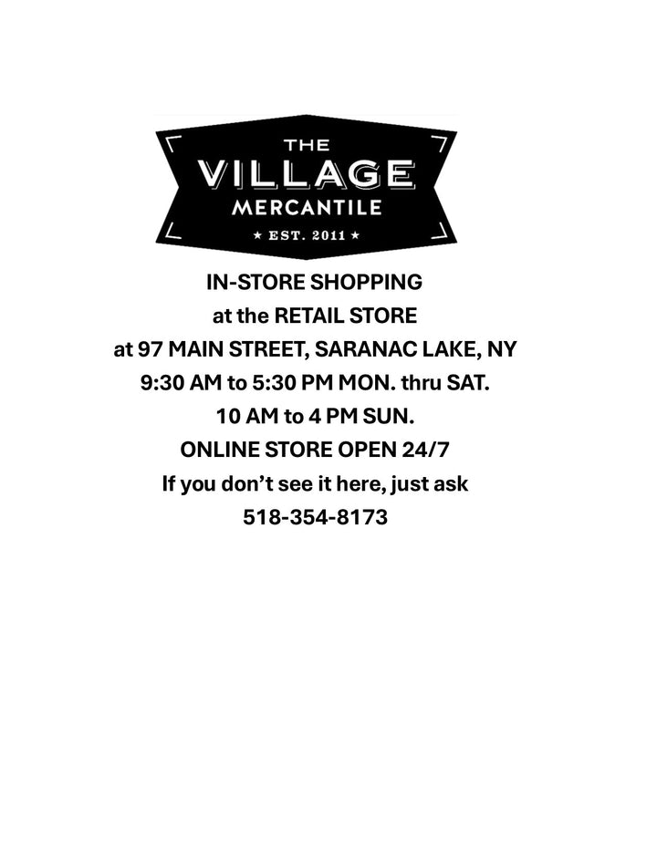 Message from the Village Mercantile