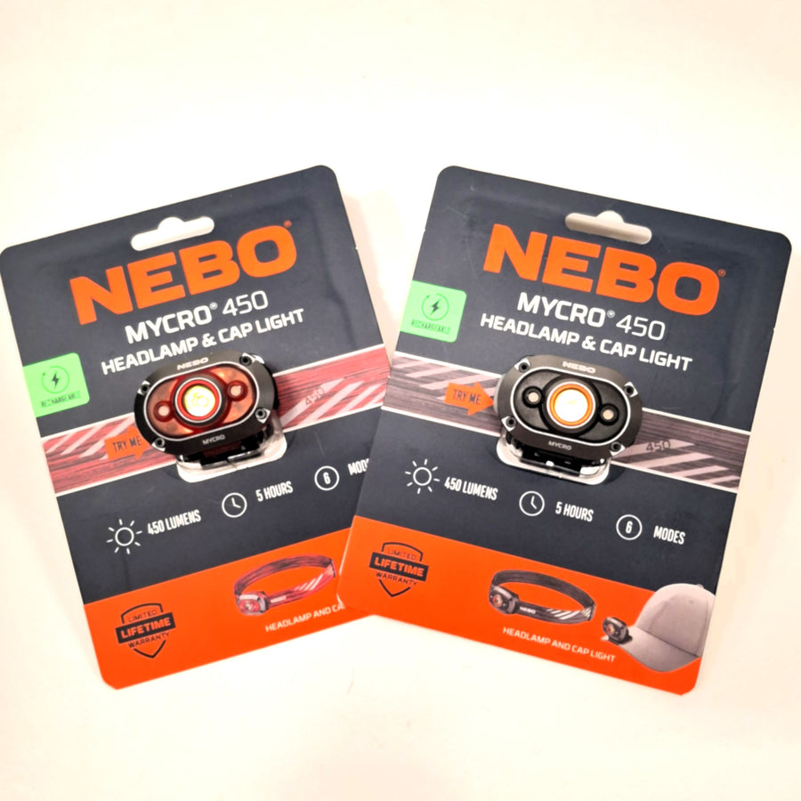 Nebo Mycro 450 Headlamp & Cap Light