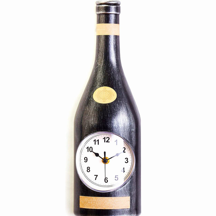 Wine Bottle Wall Clock