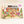 Puzzle box cover for 101 things to spot in Hersheyville featuring the amusement park. Colorful balloons and street scene surround the square outside the park.