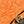 Inset of orange bandana with black mountain range, hiker, and ADIRONDACKS 46 silhouetted with HIGH PEAK MOUNTAINS in pale yellow type below. Above in the orange background are white and yellow type listings of mountains and elevations.