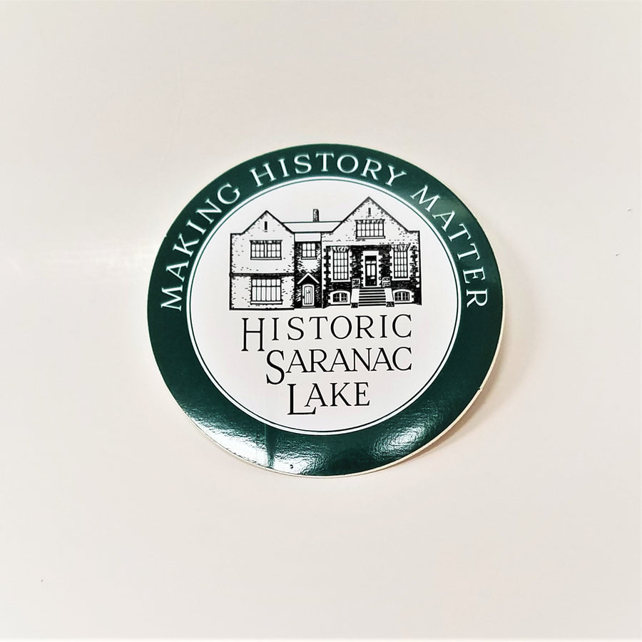 Historic Saranac Lake Logo Bumper Sticker