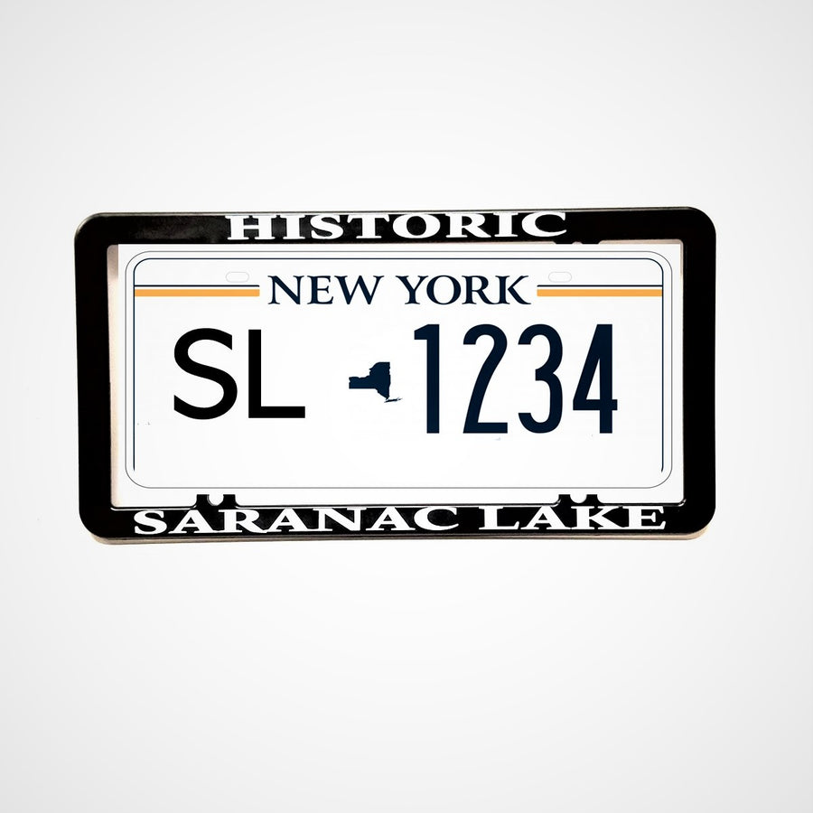 Historic Saranac Lake License Plate Frame