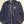 Blue hoodie on a hanger. White Eagle Island logo seen on right side with white hood ties hanging beside the white zipper trim. End of long sleeve folded into center pouch pocket.