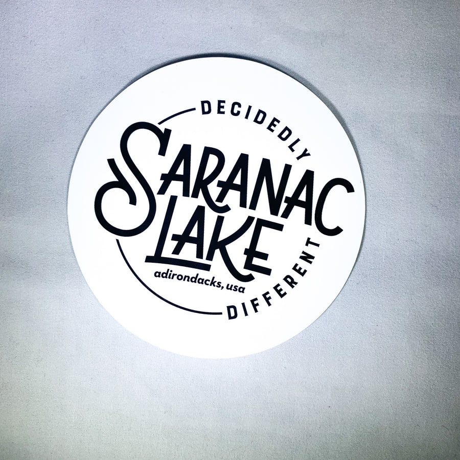Saranac Lake Logo Decal