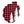 Decal of the Adirondack Park boundaries in buffalo plaid with two pine trees in white on the bottom right