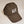 ADK panel cap in brown with white embroidery featuring the letters ADK with the A in the style of a pine tree and a small hiker climbing the top of the K