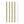 Four bamboo straws shown vertically next to a silver straw cleaner of the same length with a brush at one end.