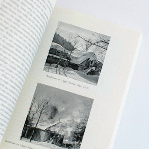 Interior page and two square b&w photos from Finding True North book.