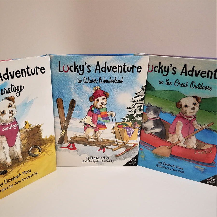Lucky's Adventure in the Great Outdoors by Elizabeth Macy, illustrated by Arien Smith