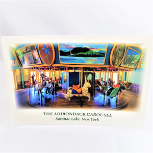 Full-color Adirondack Carousel--the carousel itself
