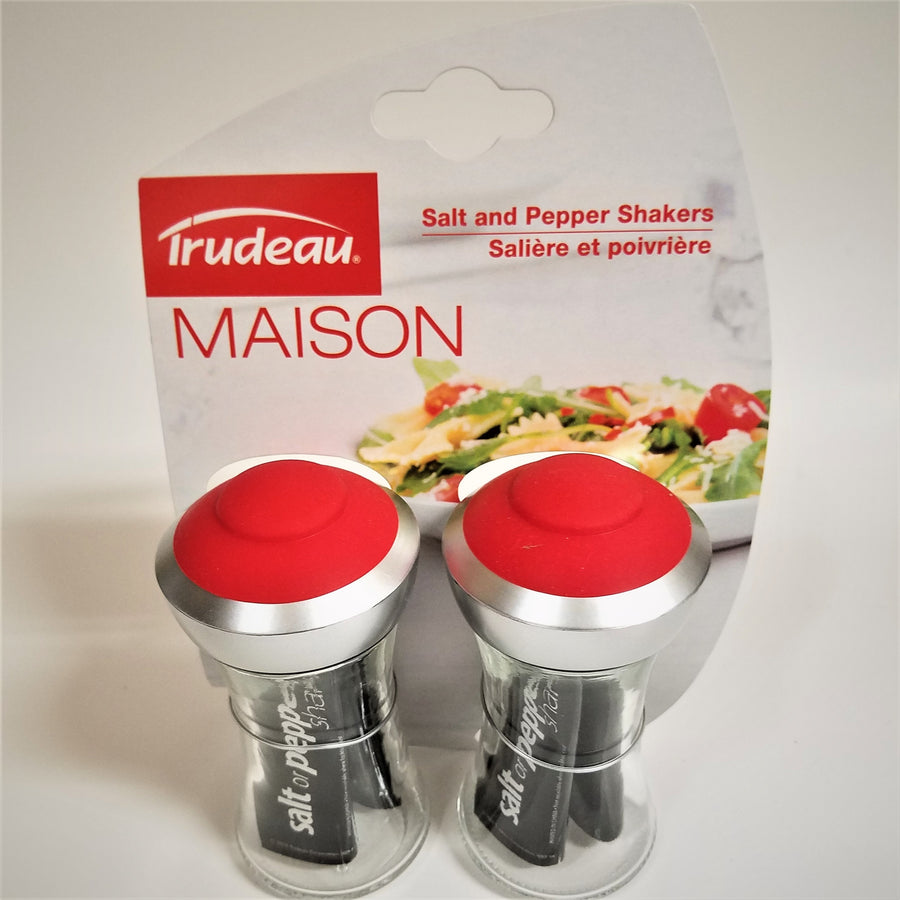 Silicone Salt and Pepper Shakers with Pop-Up Tops