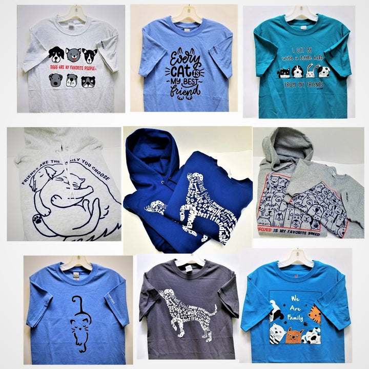 Sweatshirts & T-Shirts from the Tri-Lakes Humane Society